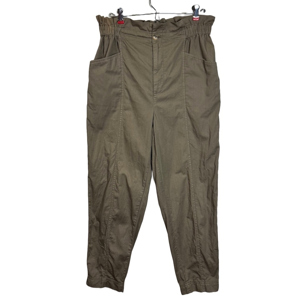 Madewell Pants Brown Trousers Elastic Waist sz 29